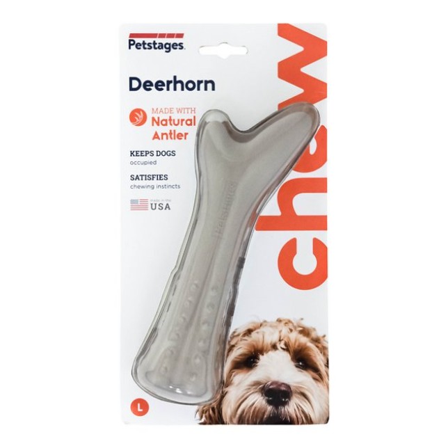 deerhorn - צעצוע דנטלי לכלבים המכיל 30% קרן צבי LARGE deerhorn - צעצוע דנטלי לכלבים המכיל 30% קרן צבי LARGE